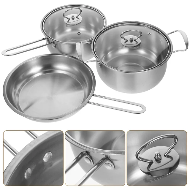 Stainless Steel Pot & Pan, Skillet
