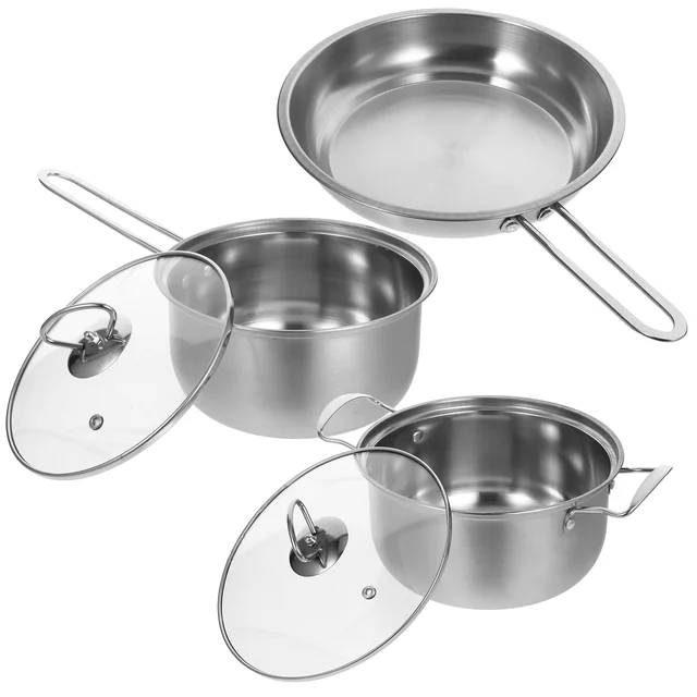 Stainless Steel Pot & Pan, Skillet