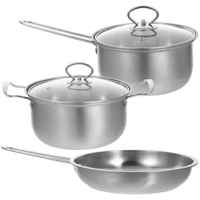 Stainless Steel Pot & Pan, Skillet