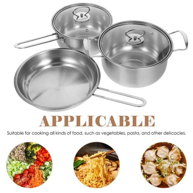 Stainless Steel Pot & Pan, Skillet