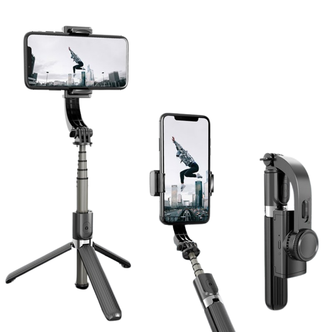 GIMBAL STABILIZER®️  SELFIE STICK Y TRÍPODE