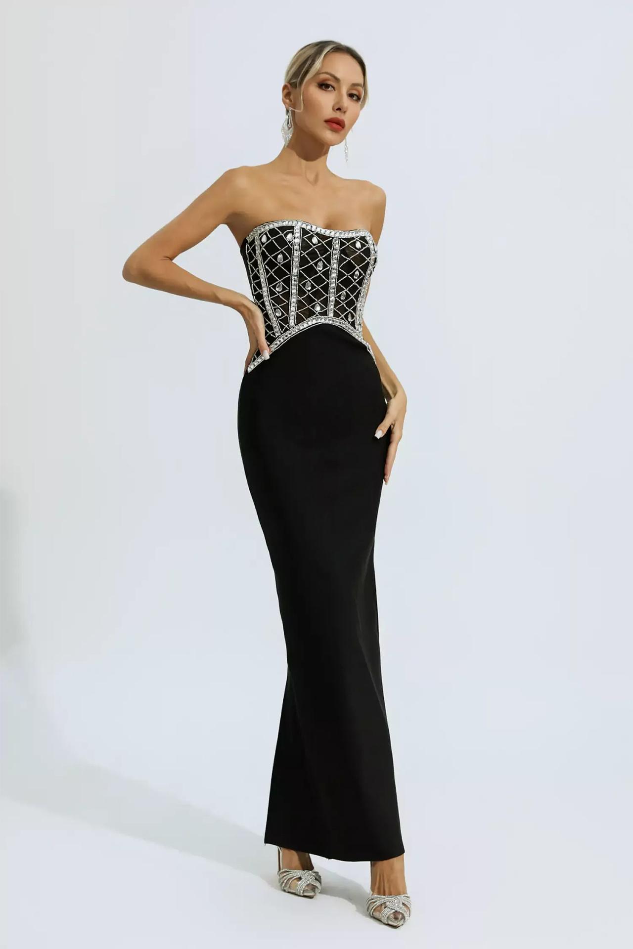 Inez Maxi Dress In Black