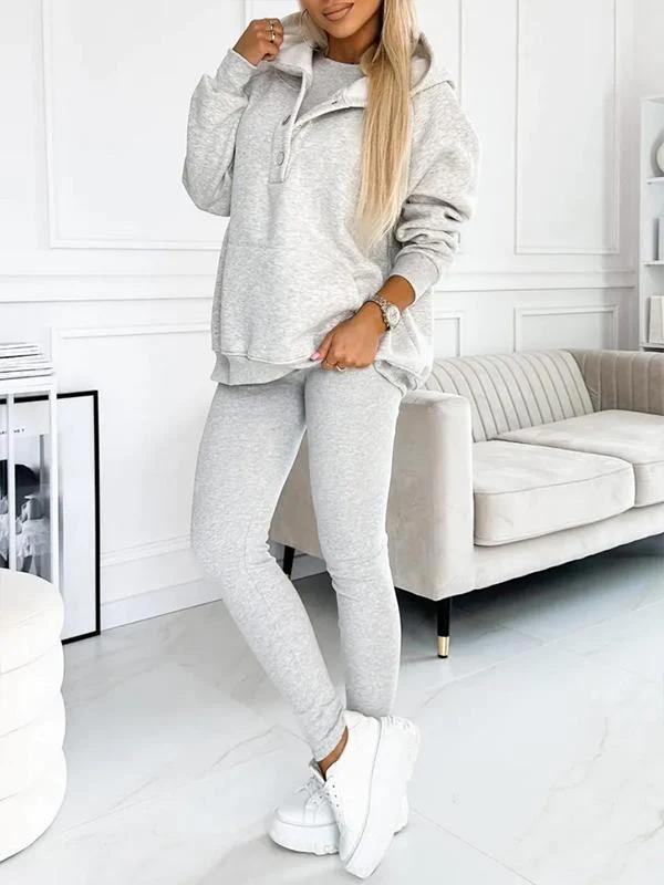 Casual and Comfortable Sweatshirt Two-piece Suit