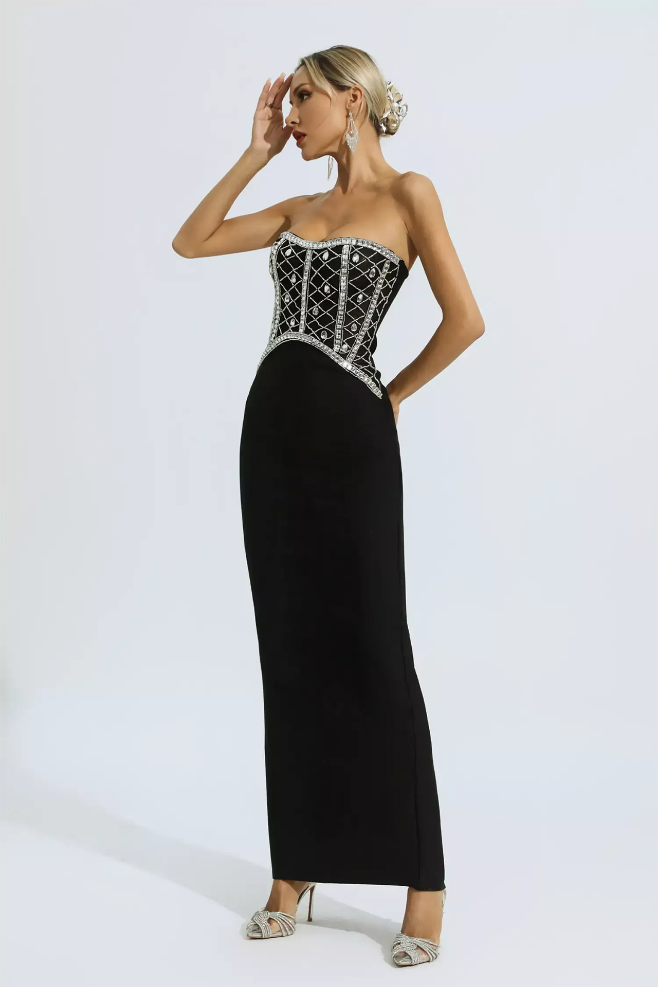 Inez Maxi Dress In Black