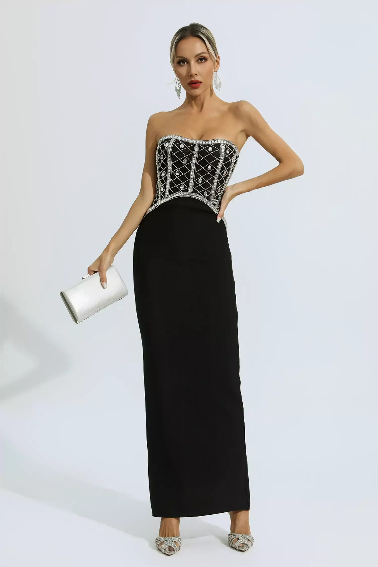 Inez Maxi Dress In Black