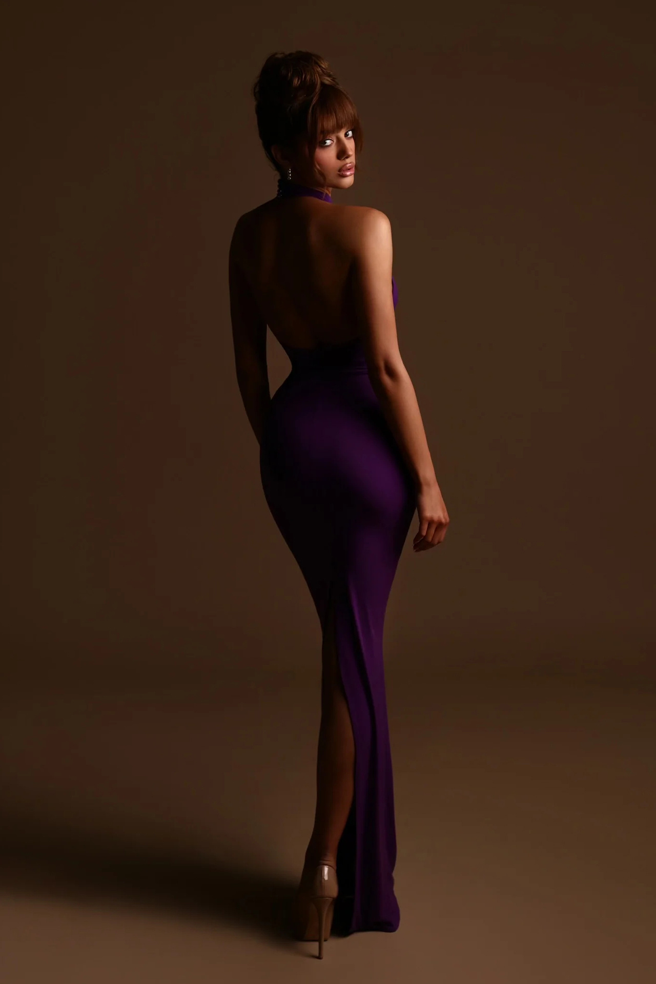 Octavia Maxi Dress In Purple