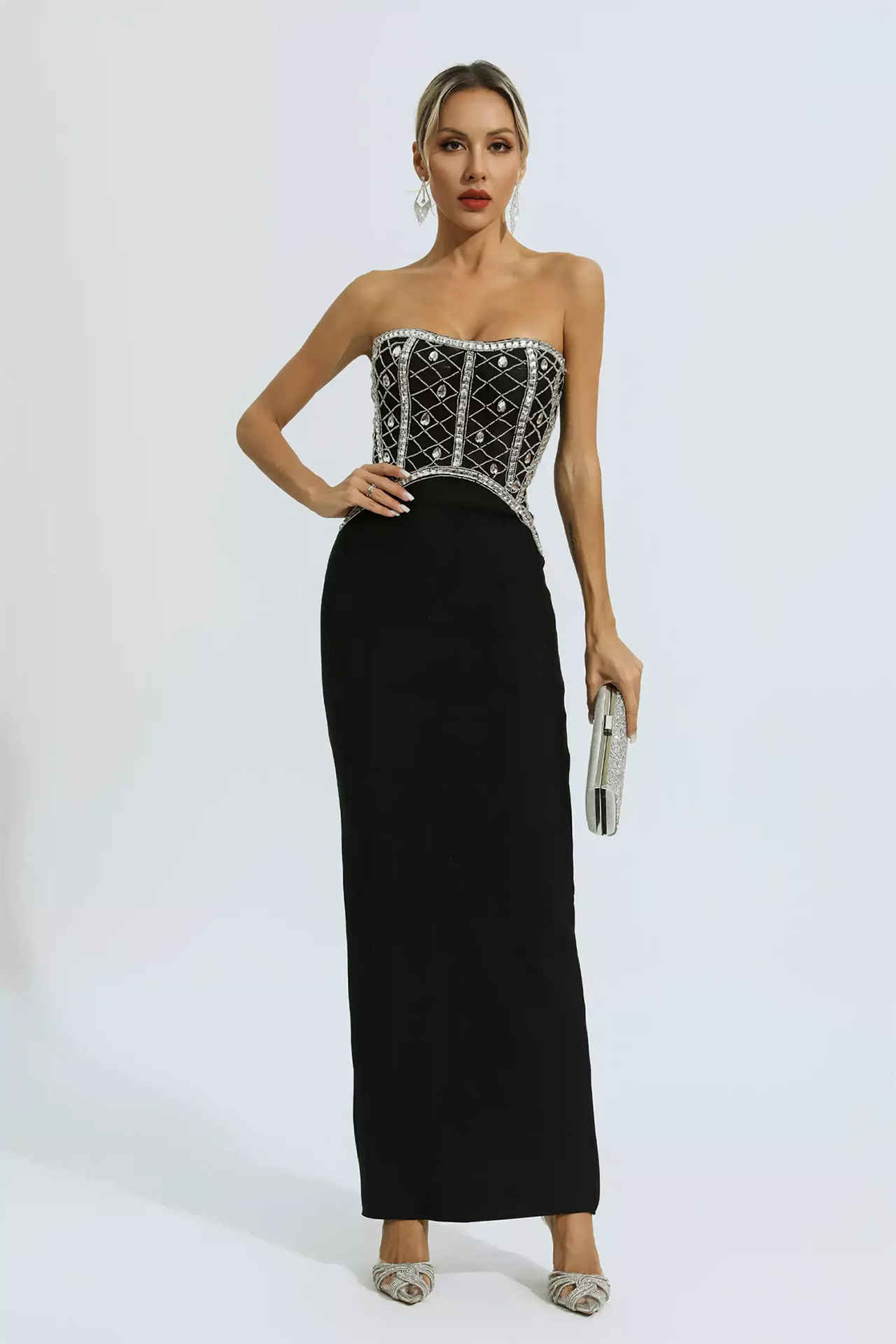 Inez Maxi Dress In Black