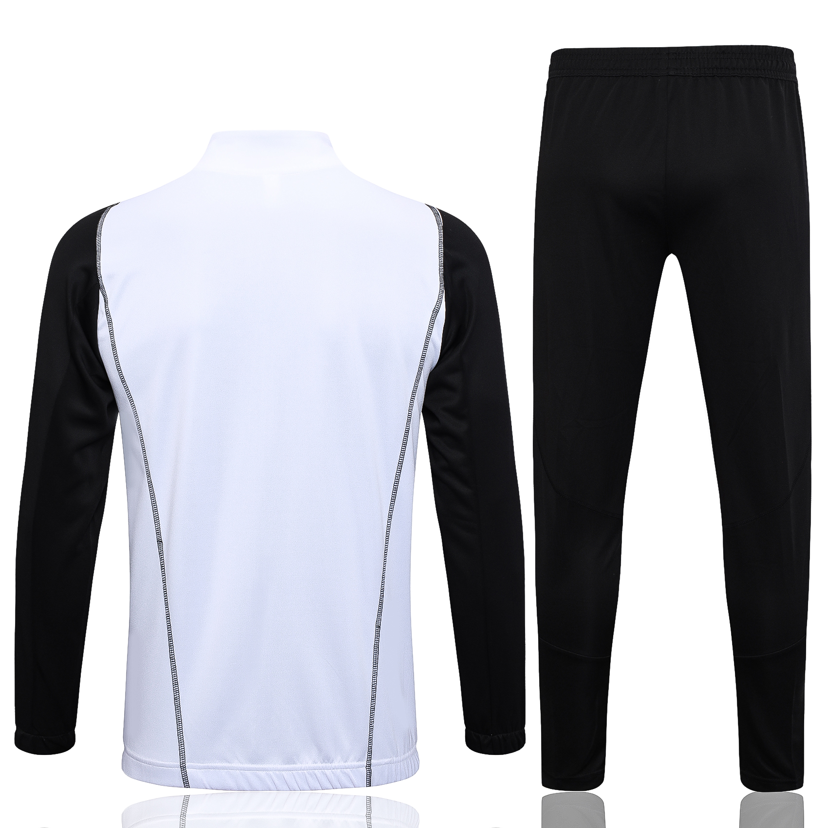 Real Madrid 23-24 Jacket Training Tracksuit - White and Black
