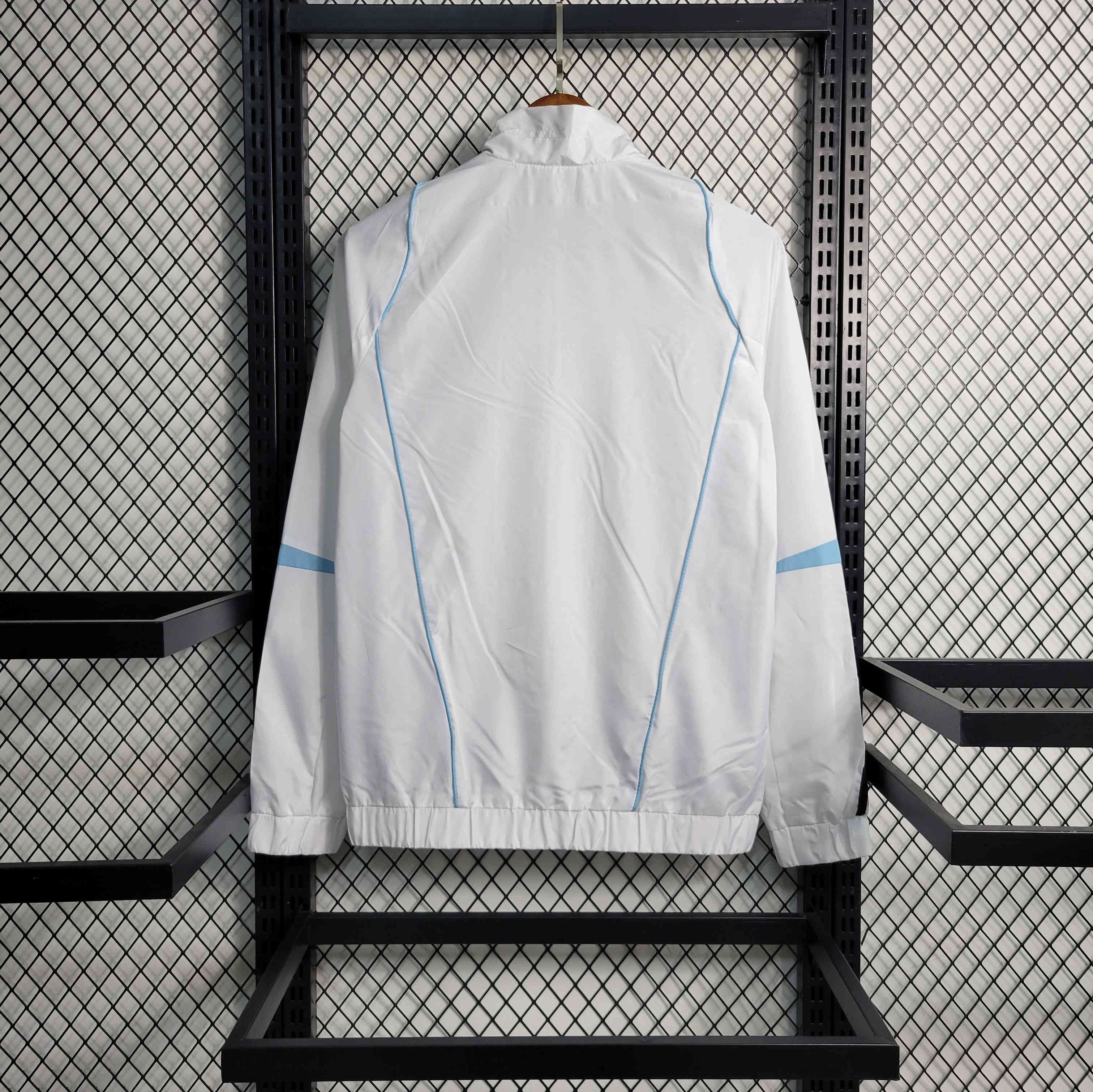 Real Madrid 23-24 White Windbreaker