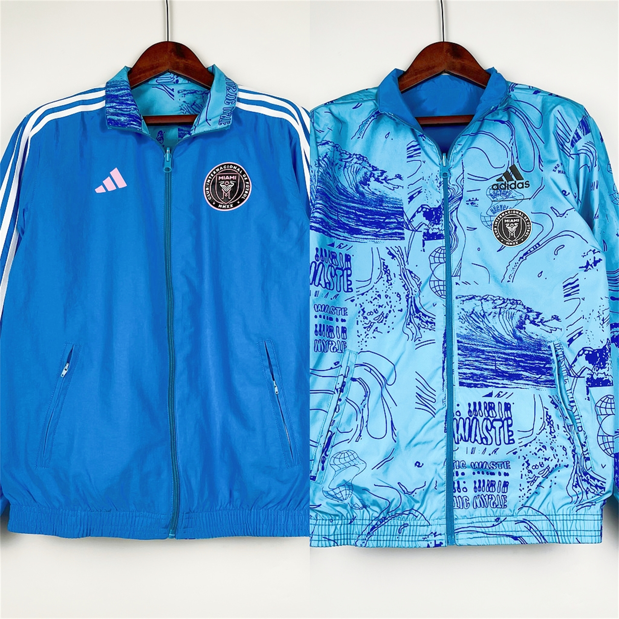 INT M.A.M 23-24 Double Sided Windbreaker - Blue