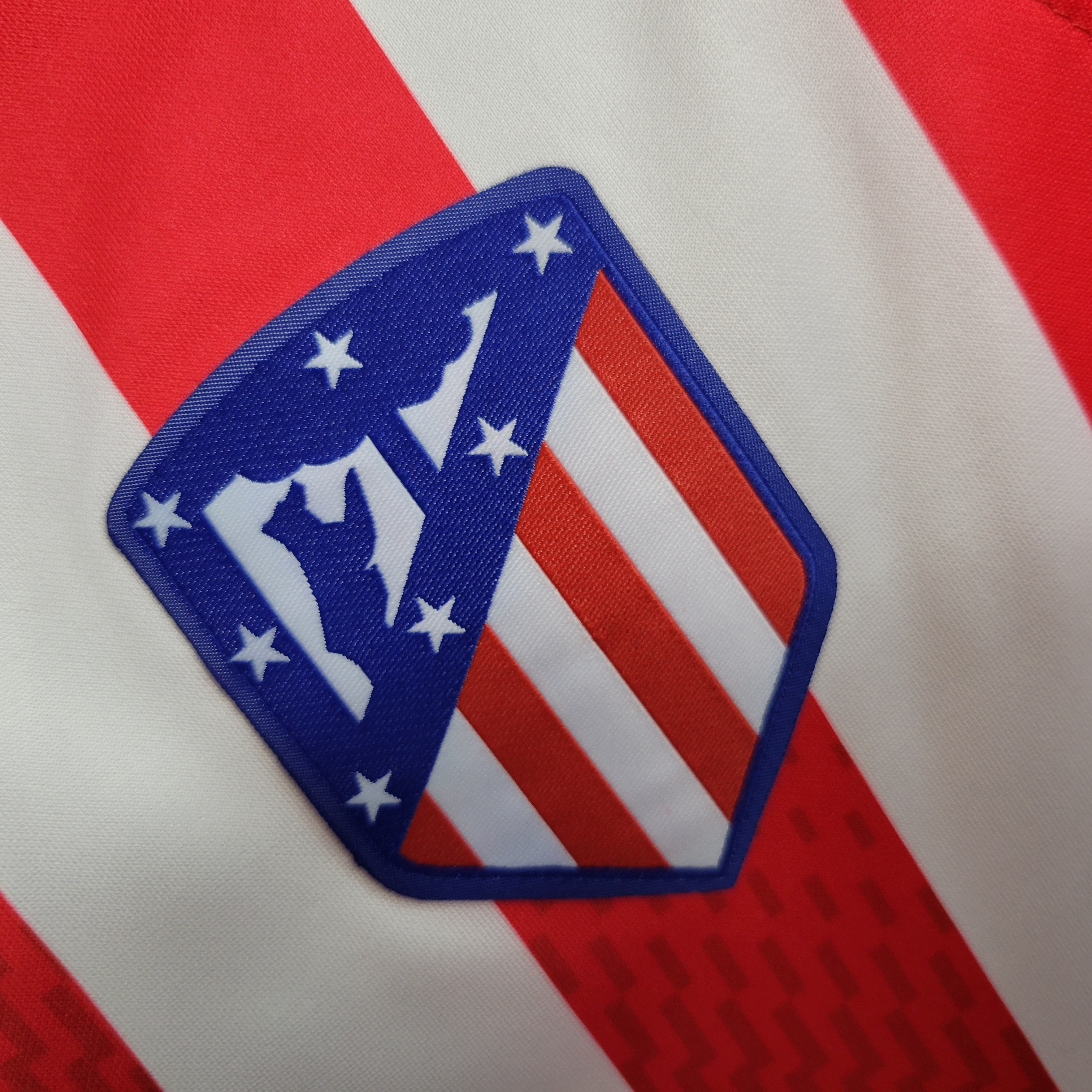 23/24 Atletico Madrid Home Long Sleeve Fans Jersey
