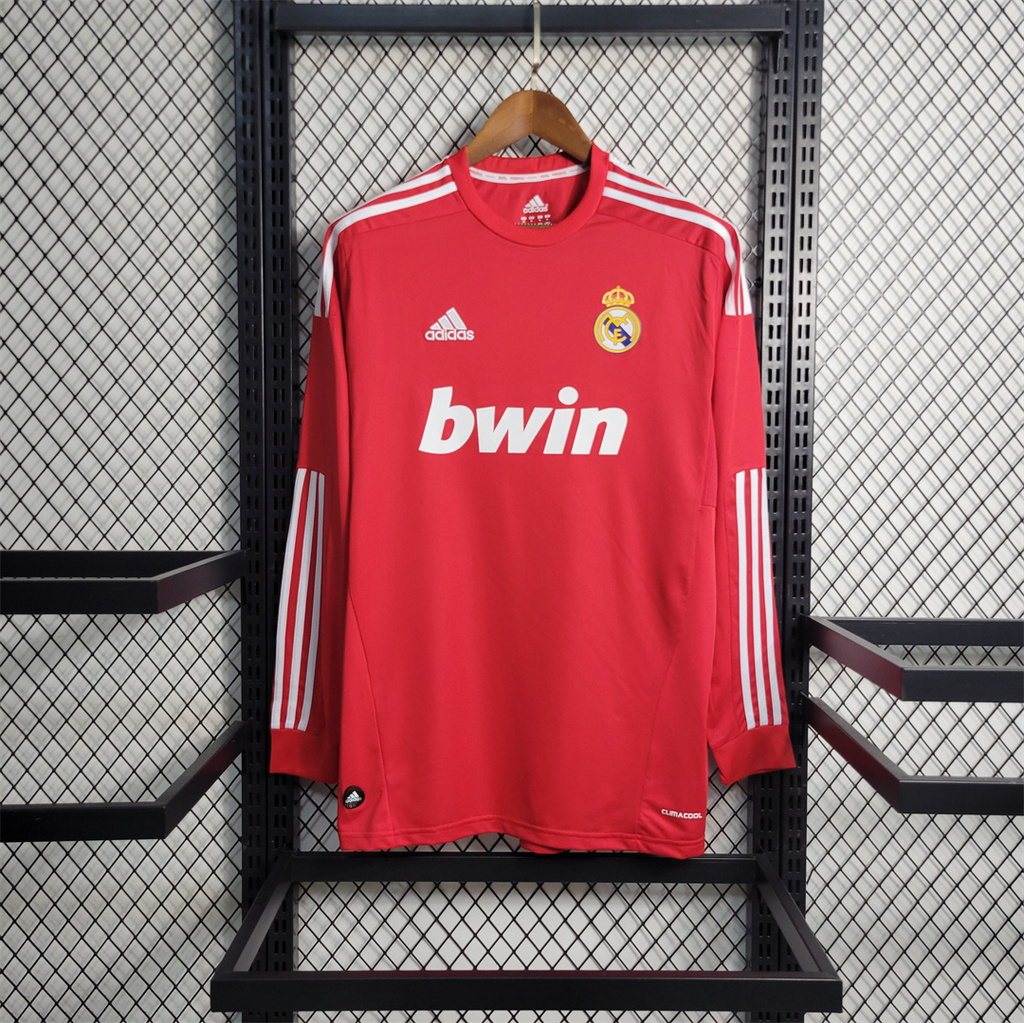 Real Madrid Retro 11-12 Third Away Long Sleeve Jersey