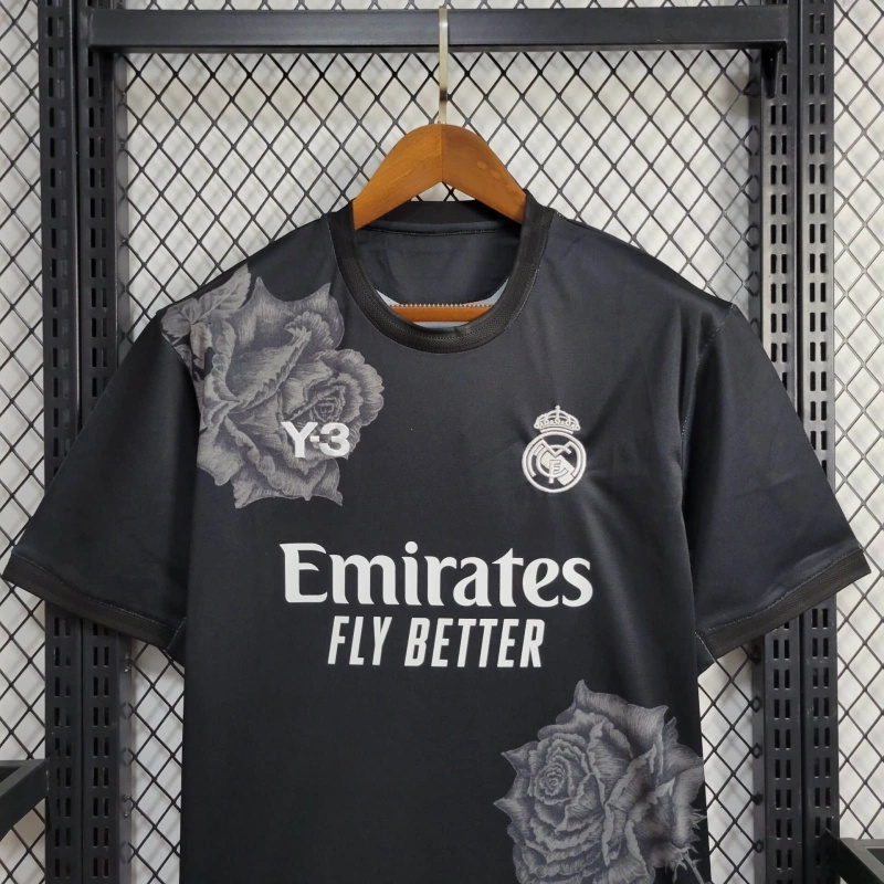 Real Madrid 23-24 Y-3 Black Special Edition Jersey - Fans Version