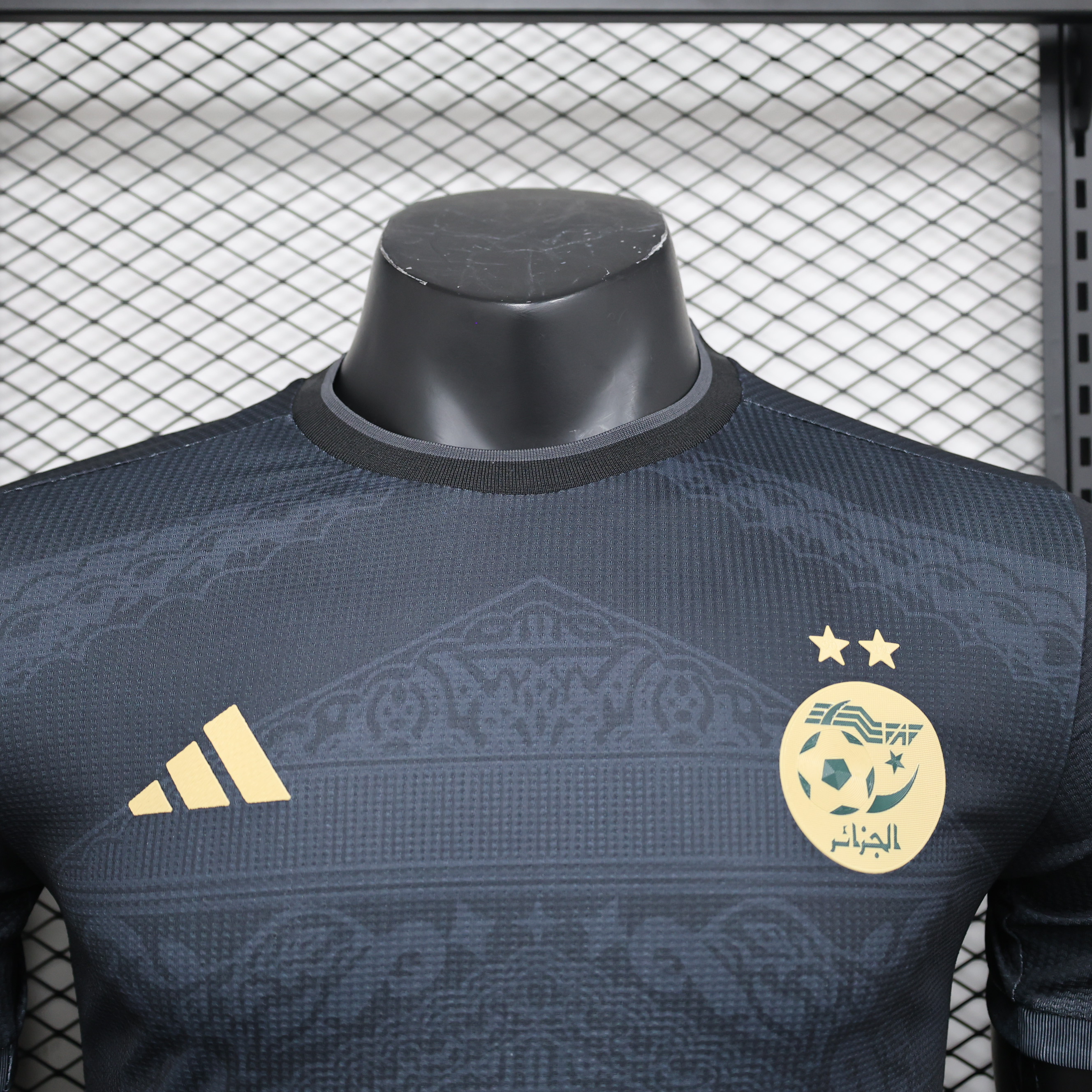 Algeria 23-24 Black Jersey - Player Version
