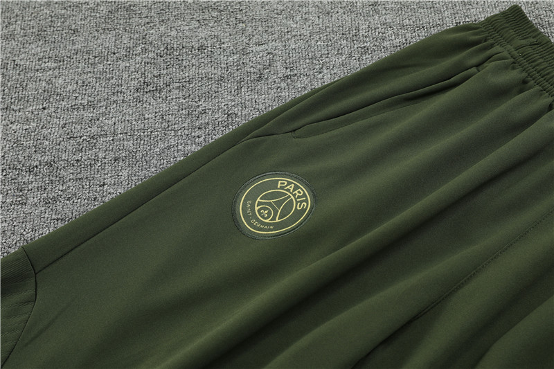 Paris Saint-Germain PSG 23-24 Long Sleeve Training Set - Army Green