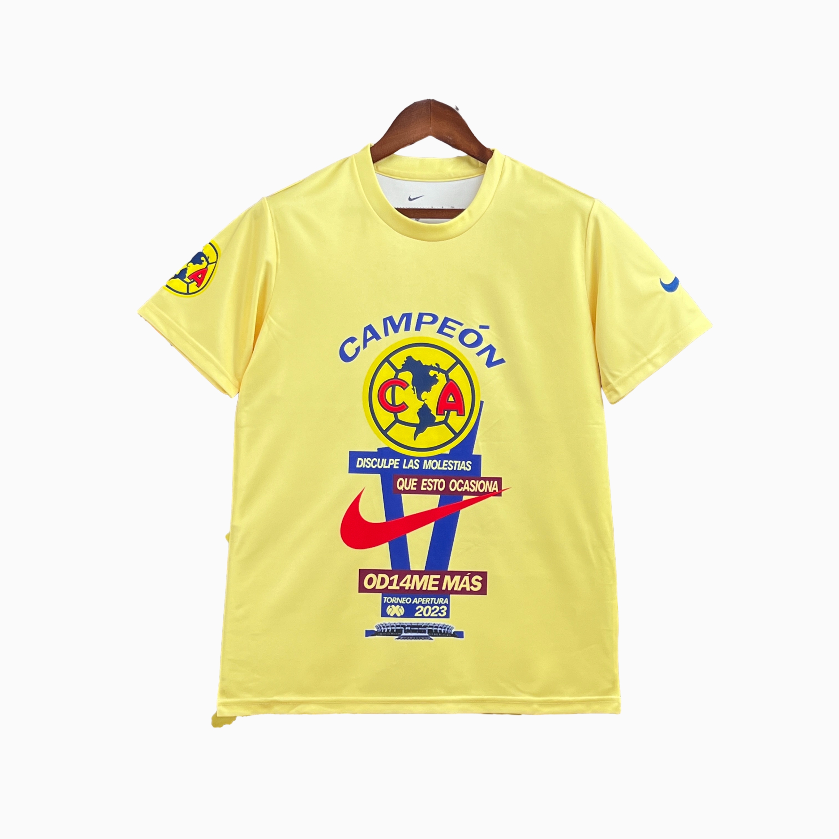 América 23-24 Champion Commemorative Edition Jersey - Fans Version - Yellow