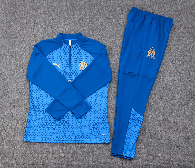 Marseille 23-24 Long Sleeve Training Set -Blue