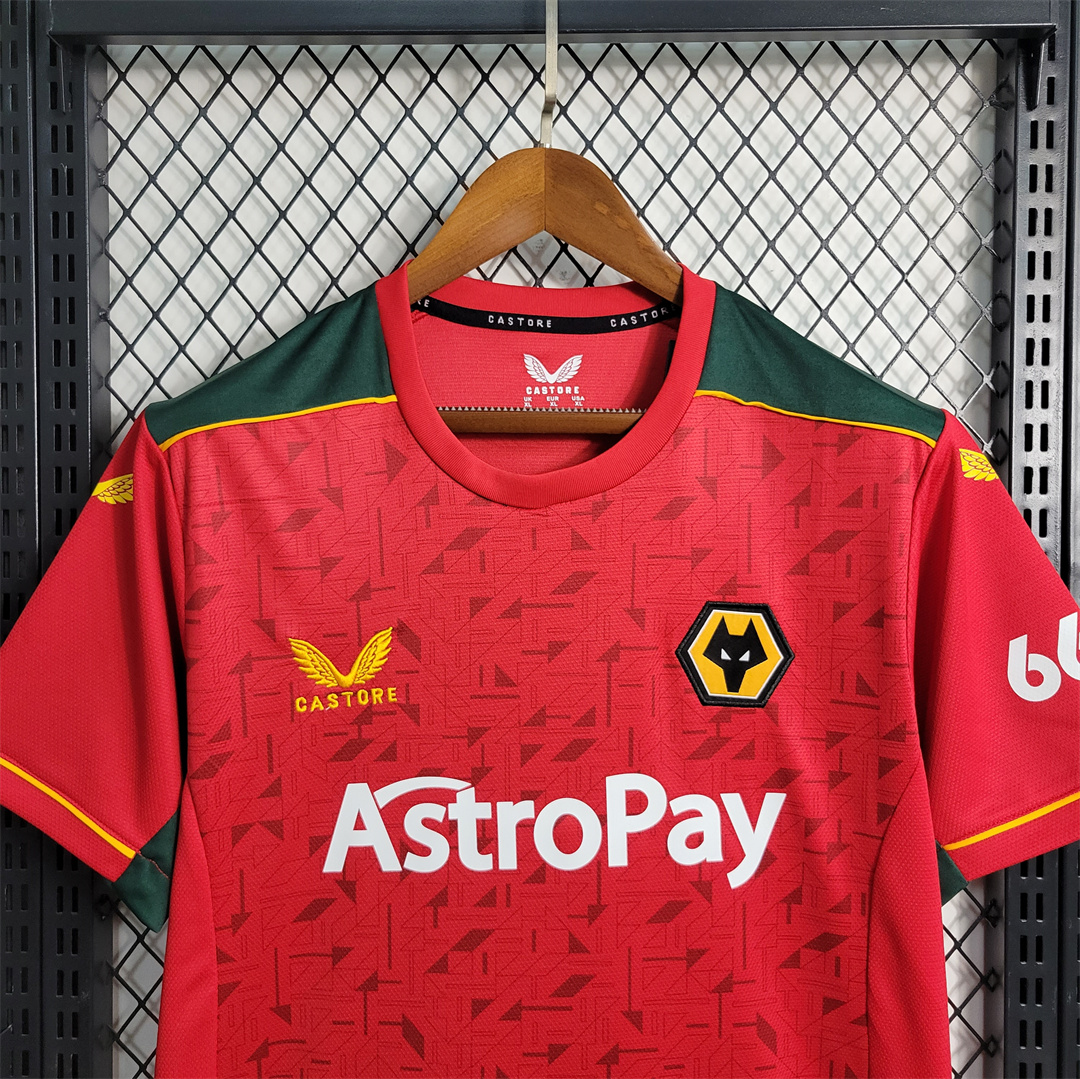 Wolverhampton Wanderers Wolves 23-24 Away Jersey - Fans Version