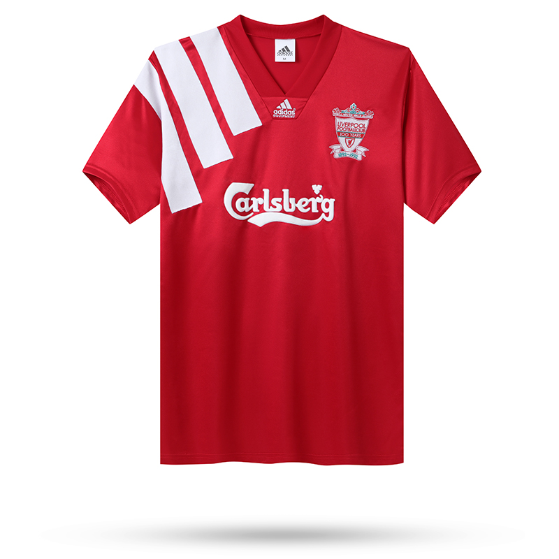 Retro Liverpool 1992-93 100 YEARS Home Stadium Jersey