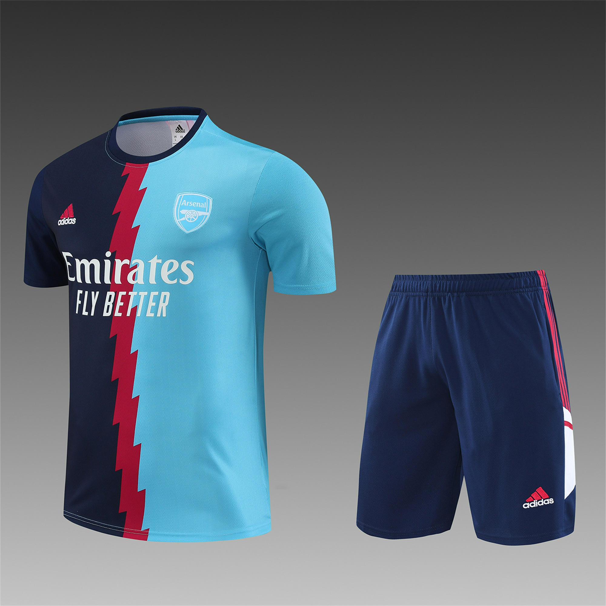 Arsenal 23-24 Short-Sleeve Training Set - Blue