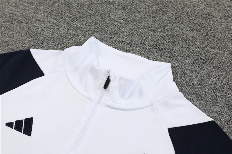 Real Madrid 23-24 Kids Long Sleeve Training Set White