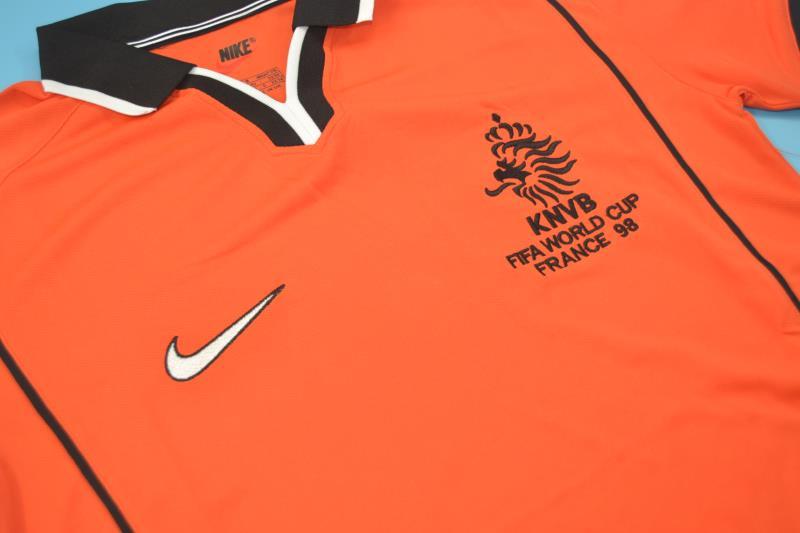 Retro Netherlands 1998 Home Stadium Jersey