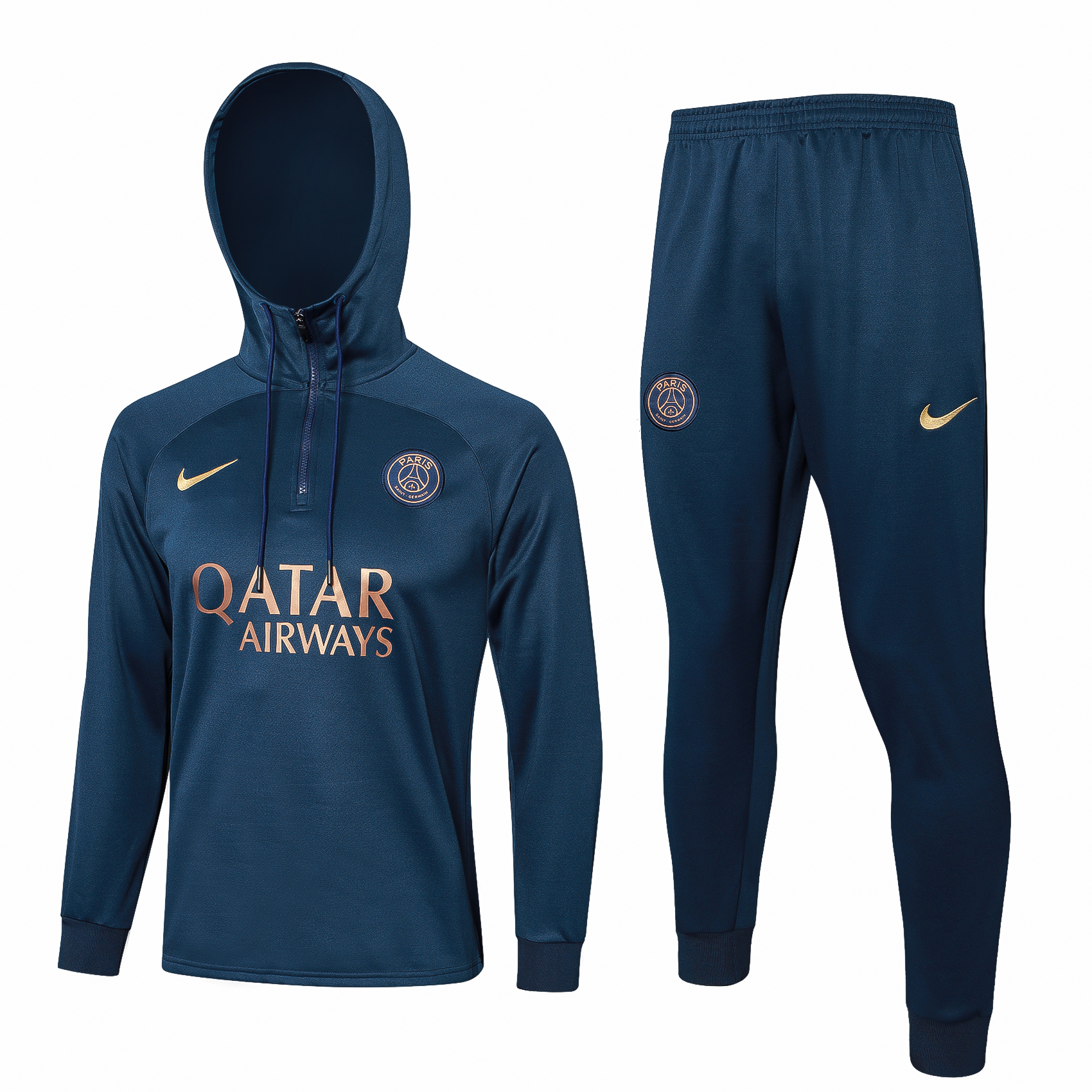 Paris Saint-Germain PSG 23-24 Men's Training Hoodie + Pants - Blue