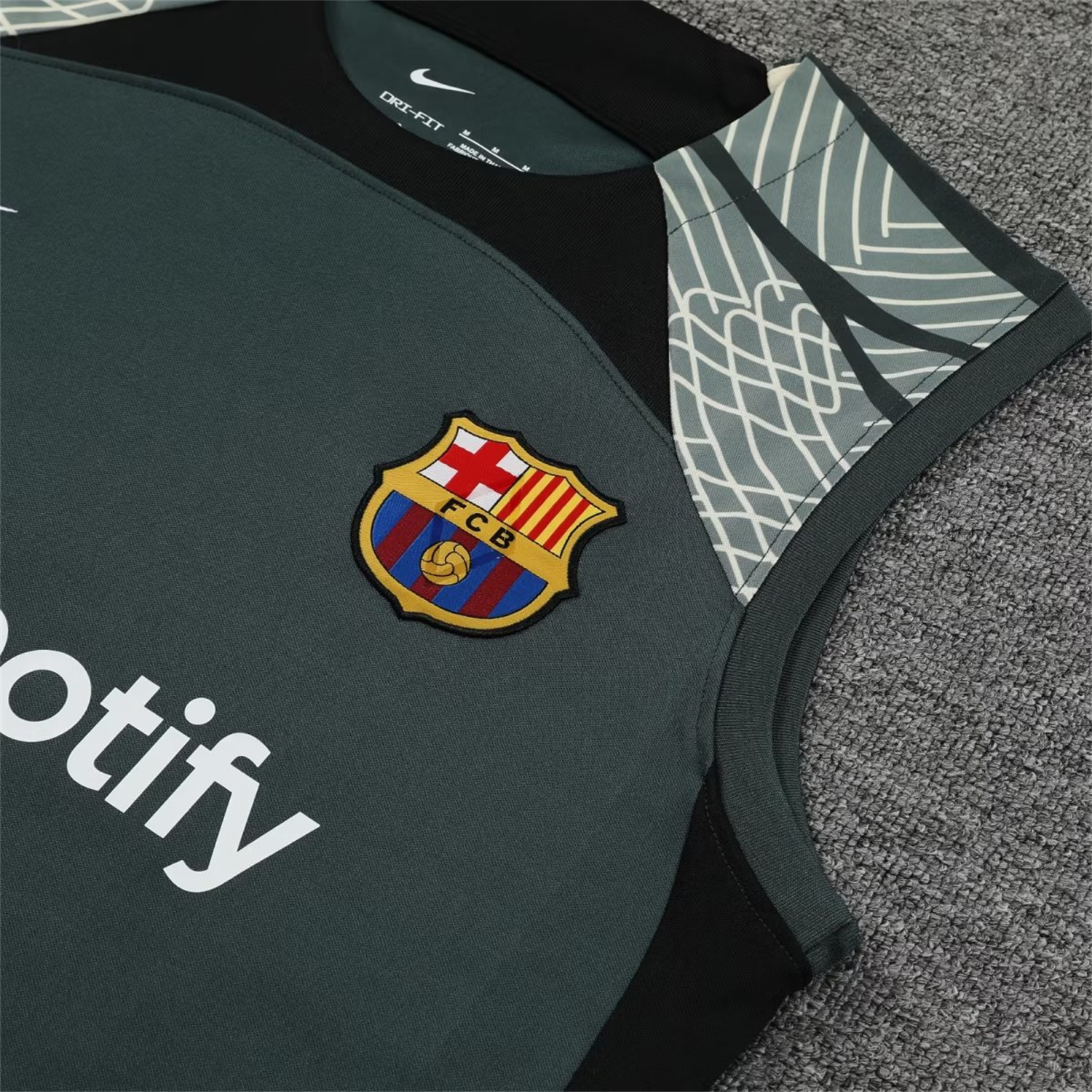 B.A.R.S.A 23-24 Dark Green Player Training Vest Set