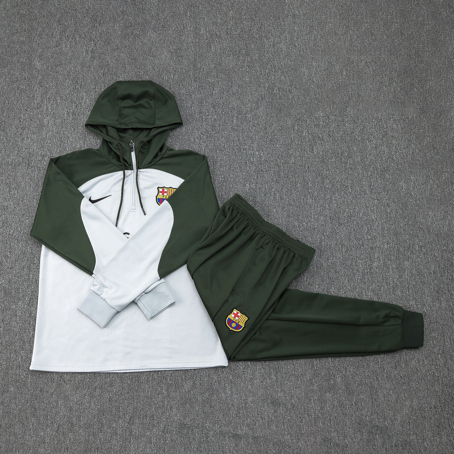 B.A.R.S.A 23-24 Men's Training Hoodie + Pants - Light Grey