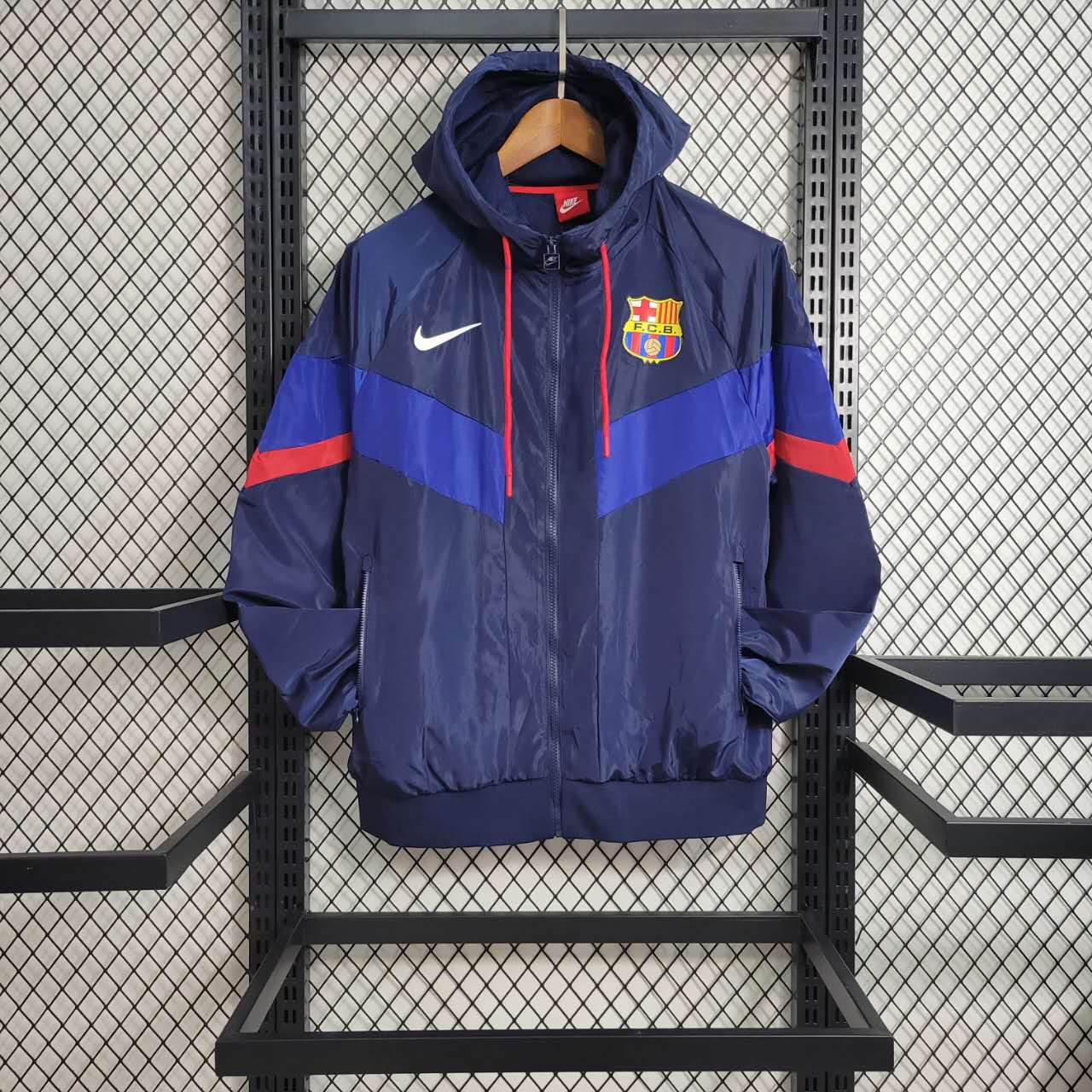 B.A.R.S.A 23-24 Player Windbreaker Jacket - Blue