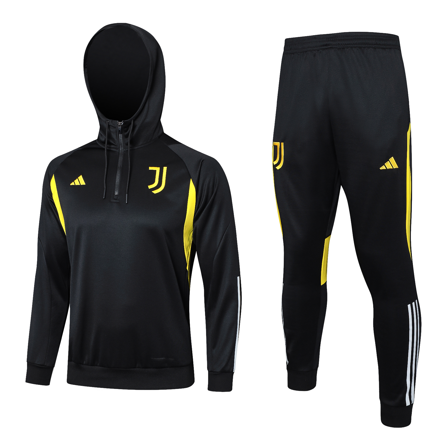 Juventus 23-24 Men's Training Hoodie + Pants - Black
