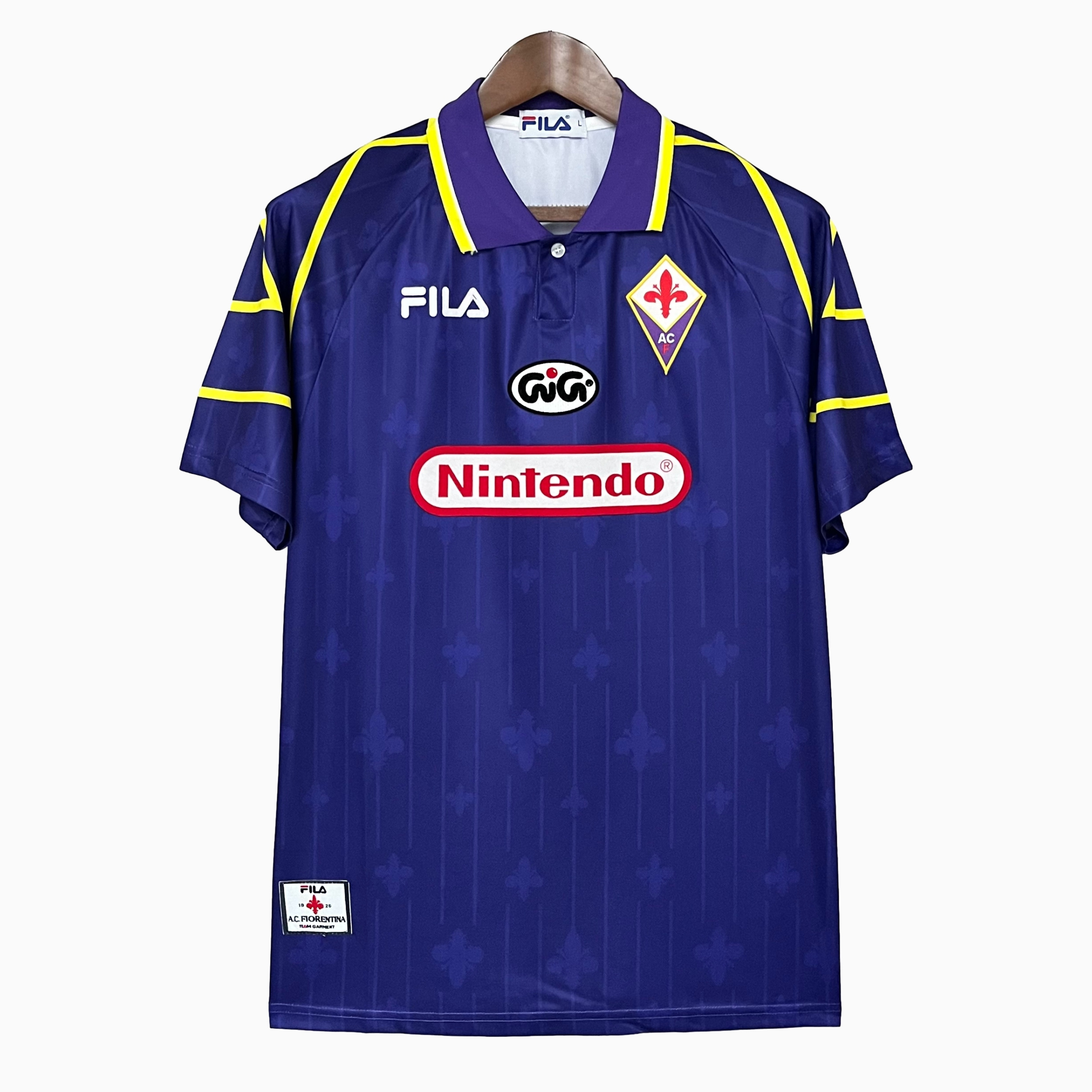 Retro Fiorentina 1997-98 Home Stadium Jersey