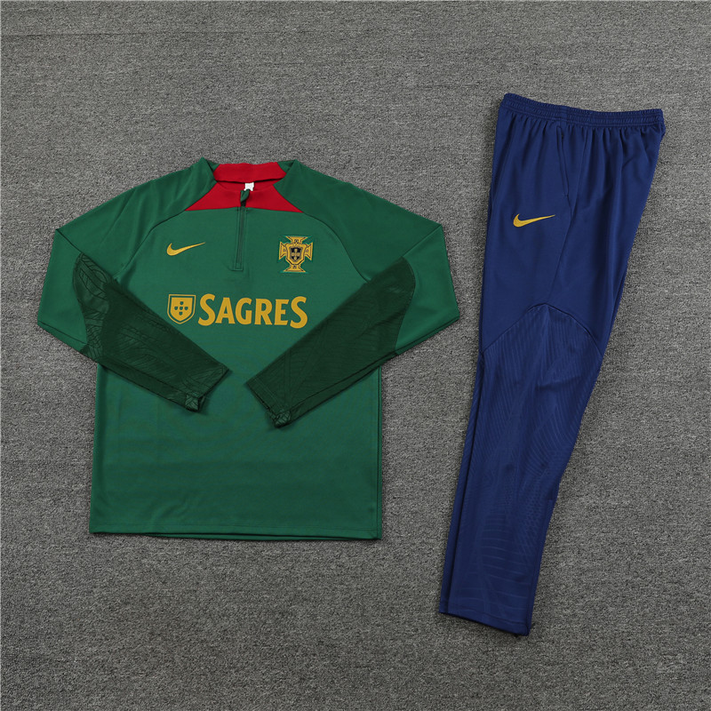 Portugal 23-24 Long Sleeve Training Set -Green
