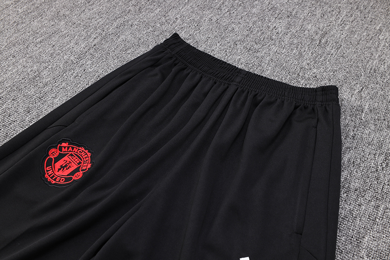 Manchester United 23-24 Long Sleeve Training Set -Black and Red