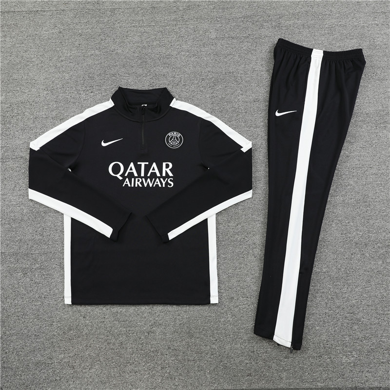 Paris Saint-Germain PSG 23-24 Long Sleeve Training Set -Black