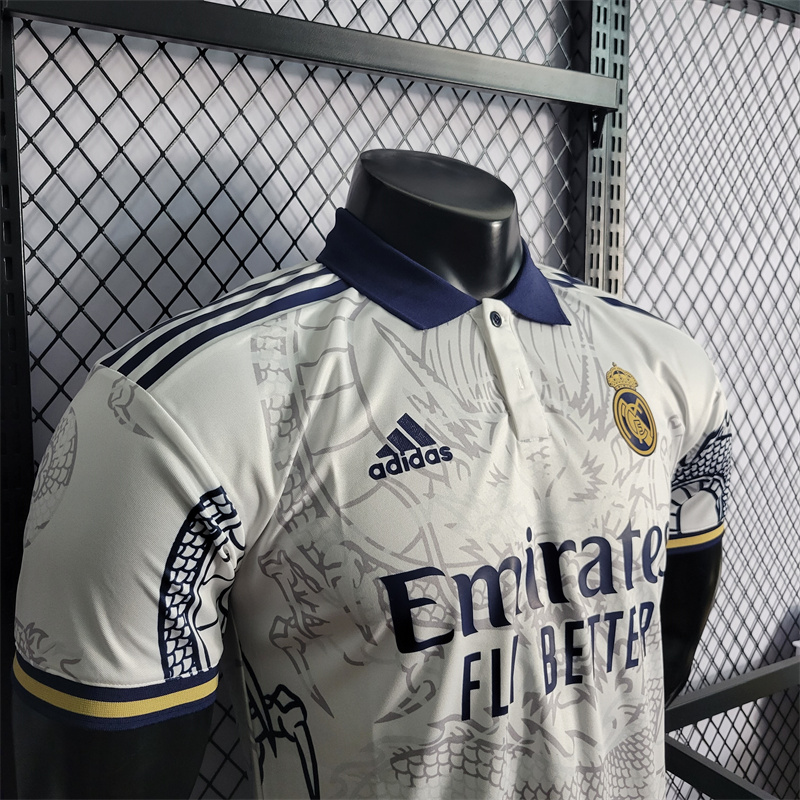 23/24 Real Madrid White Dragon Jersey - Player Version