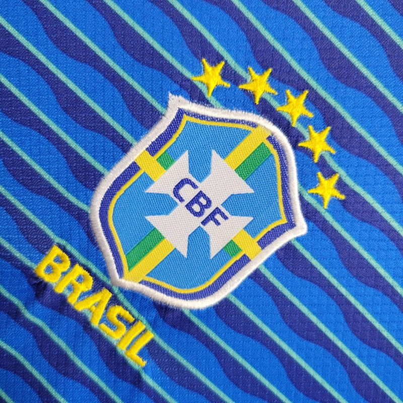 Brazil 2024 Away Stadium Kids Kit