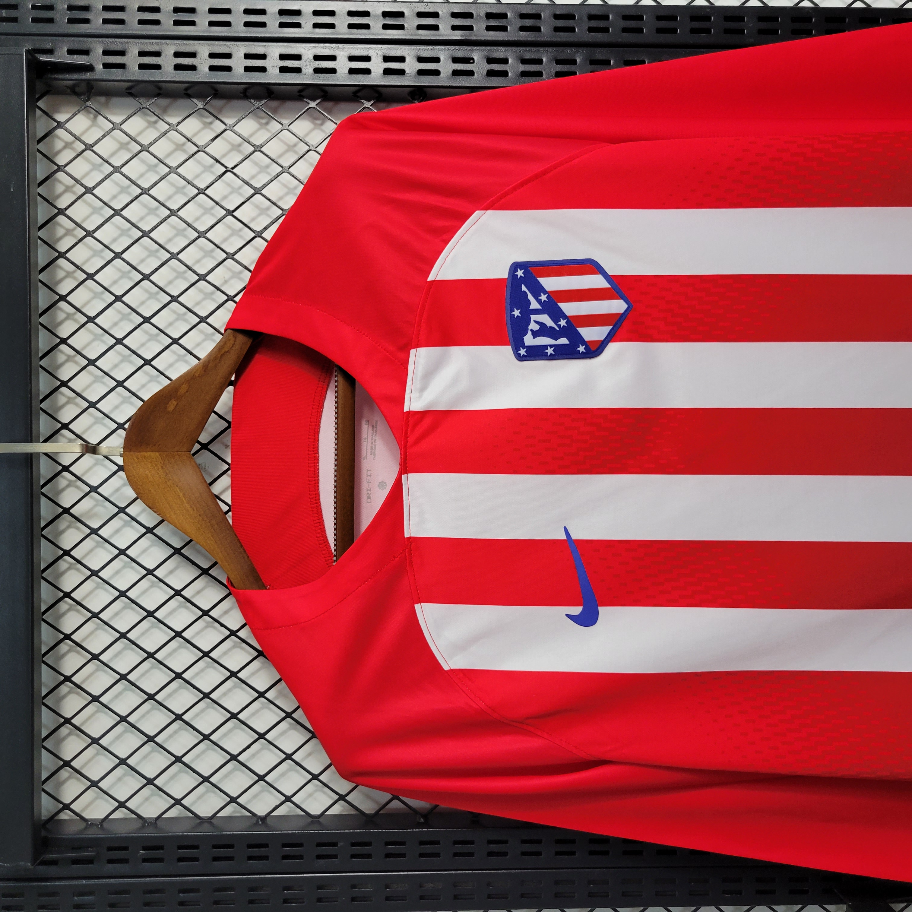23/24 Atletico Madrid Home Long Sleeve Fans Jersey