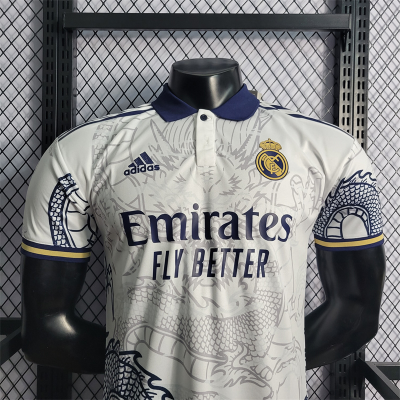 23/24 Real Madrid White Dragon Jersey - Player Version