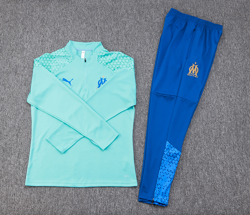 Marseille 23-24 Long Sleeve Training Set -Light Blue