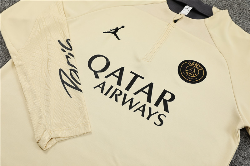 Paris Saint-Germain PSG 23-24 Long Sleeve Training Set -Beige
