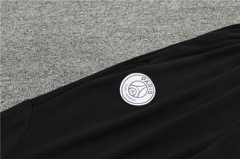 Paris Saint-Germain PSG 23-24 Kids Long Sleeve Training Set Deep Gray