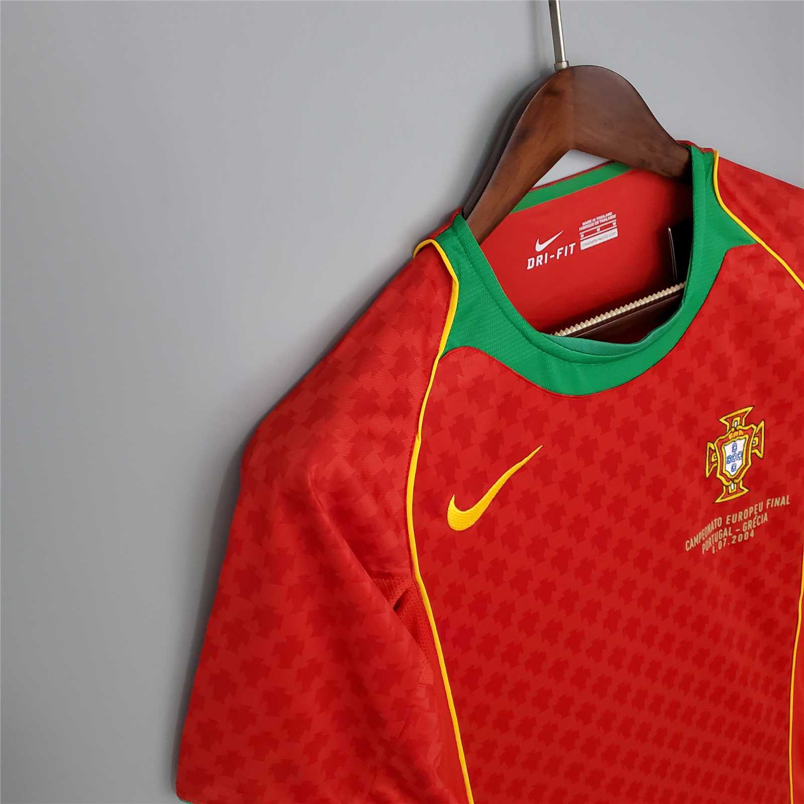 Retro Portugal 2004 Home Stadium Jersey