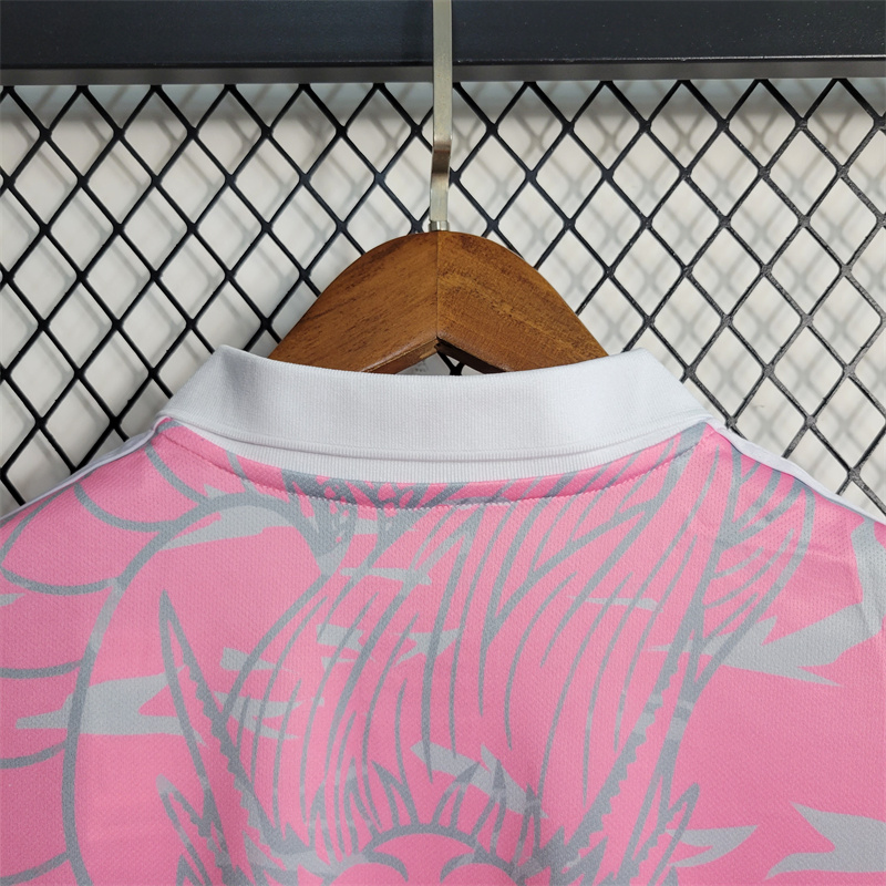 23/24 Real Madrid Dragon Pink Jersey - Fans Version