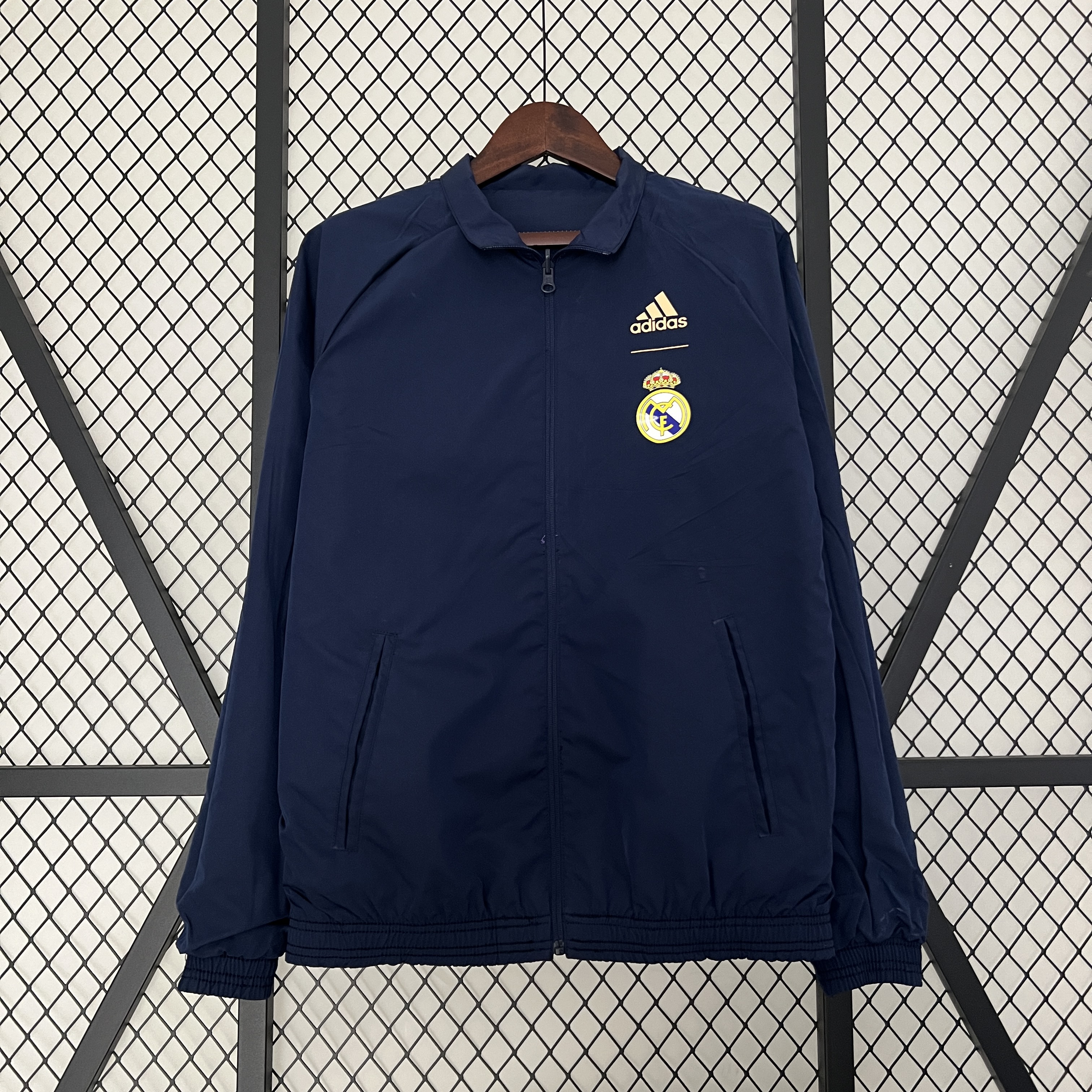 Real Madrid 23-24 Double Sided Windbreaker - Royal Blue