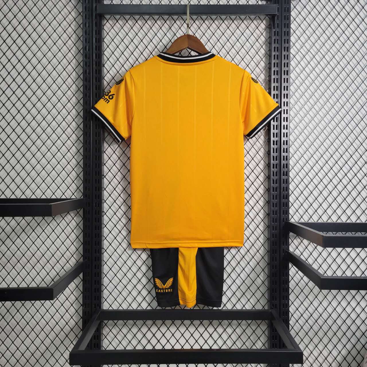 Wolverhampton Wanderers Wolves 23-24 Home Stadium Kids Kit