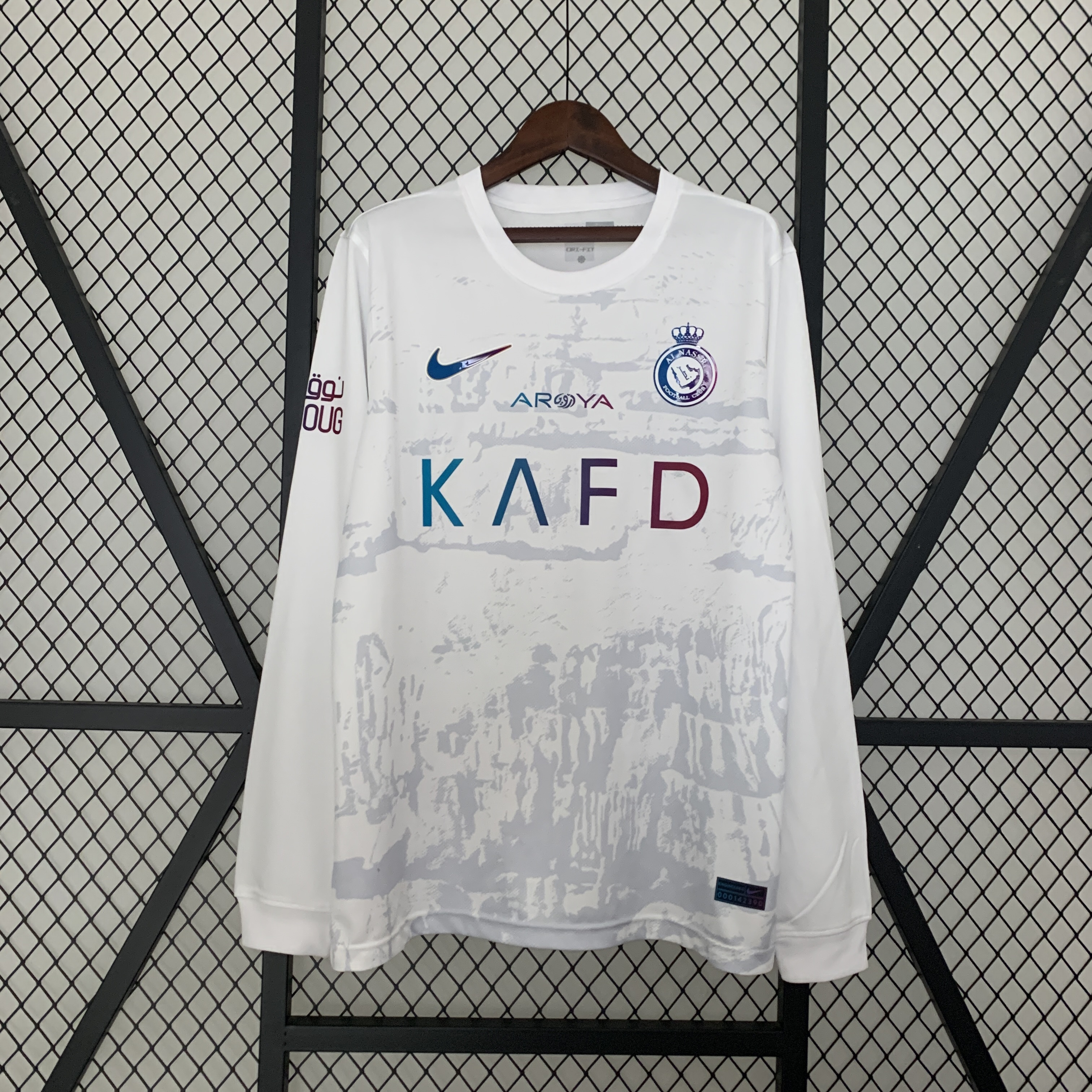 Al Nassr Riyadh Victory 23-24 Third Long Sleeve Jersey - Fans Version