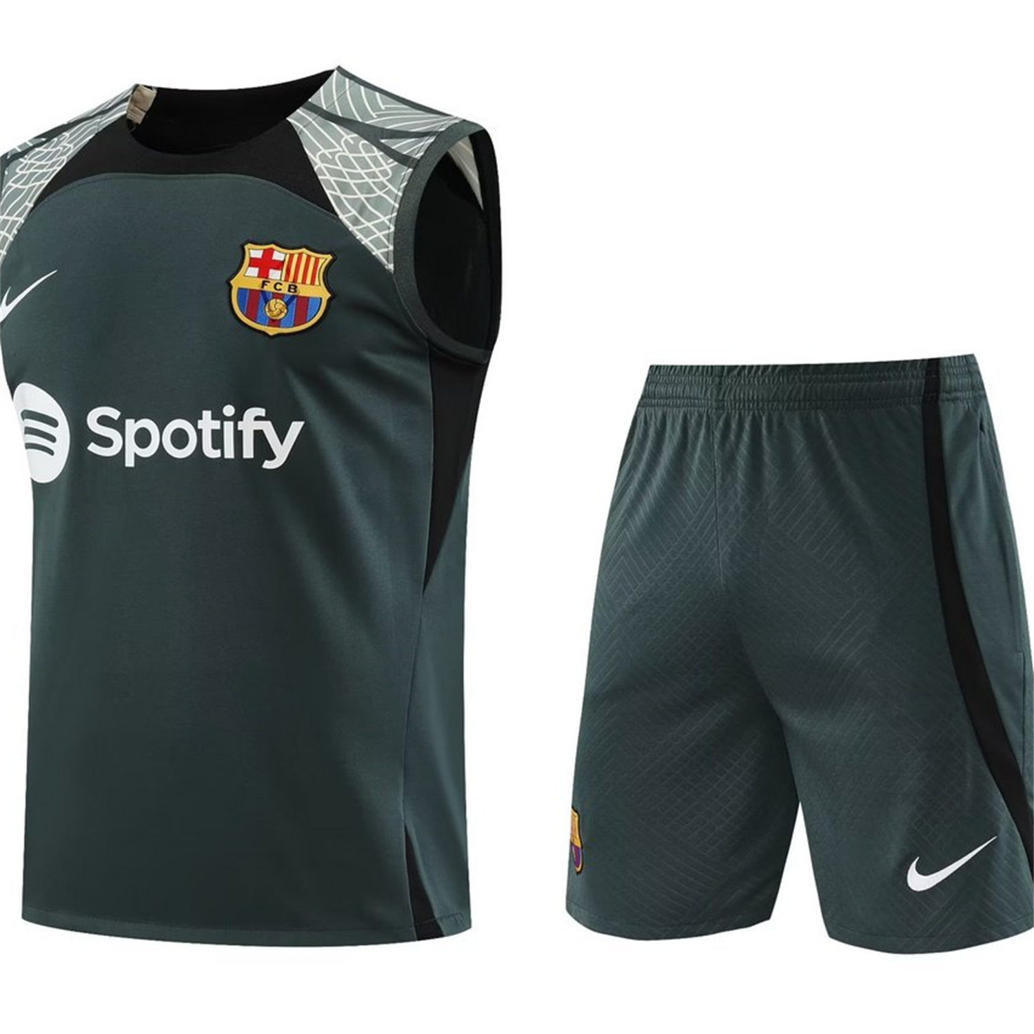 B.A.R.S.A 23-24 Dark Green Player Training Vest Set