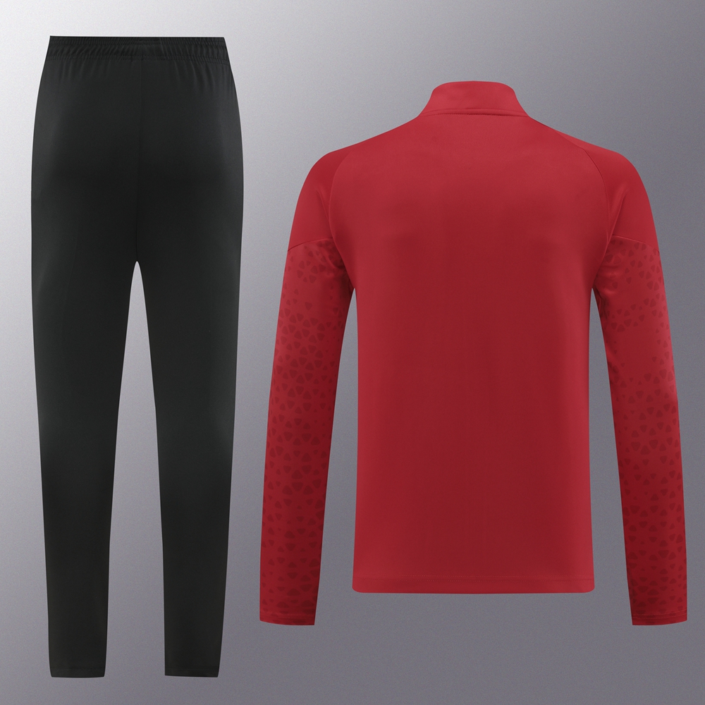 AC Milan 23-24 Jacket Training Tracksuit - Red