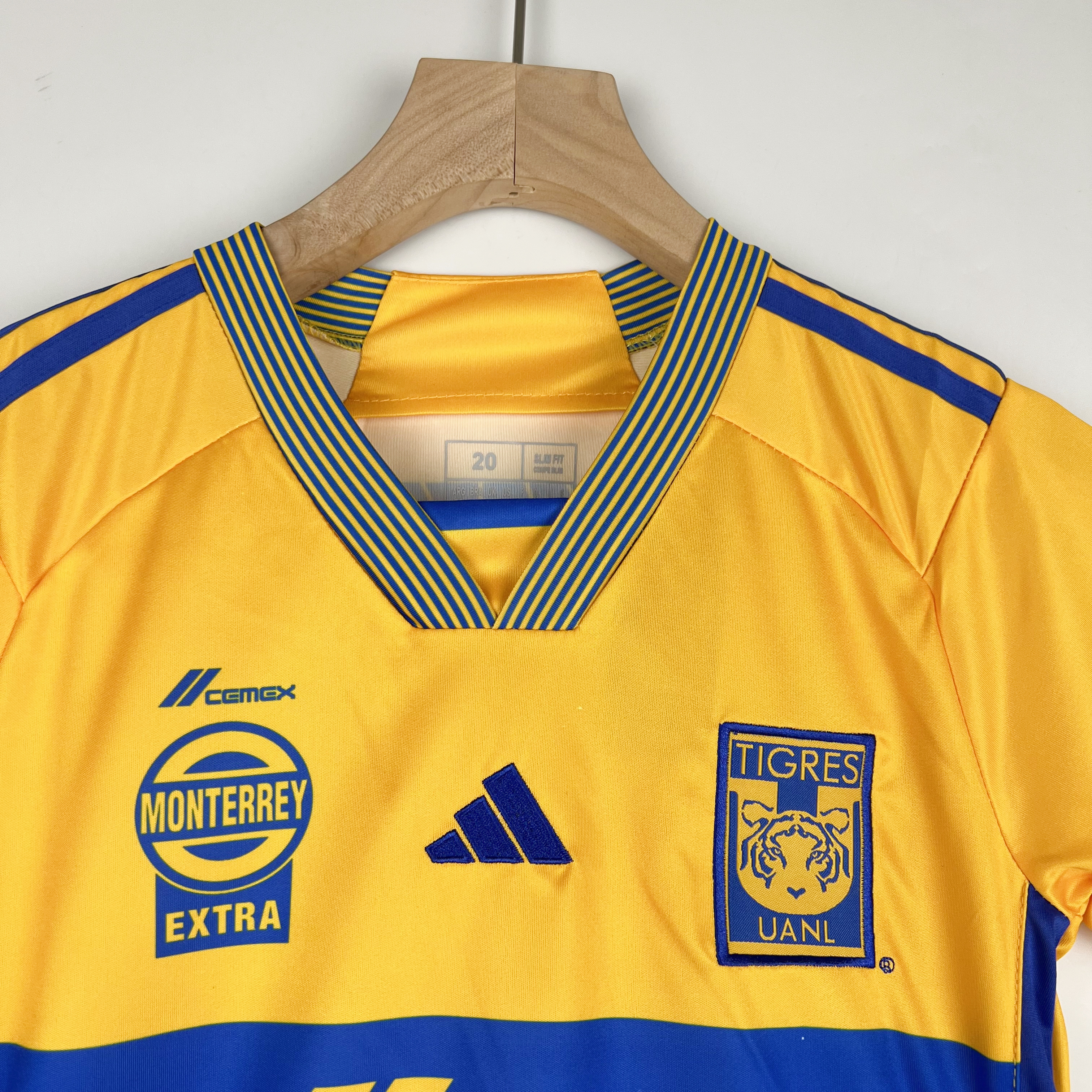 Tigres UANL 23-24 Home Stadium Kids Kit